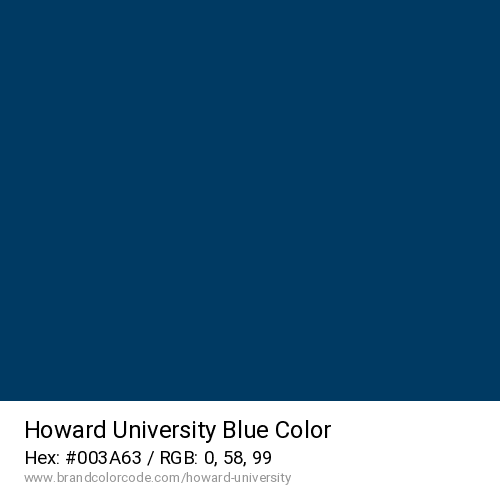 Howard University's Blue color solid image preview