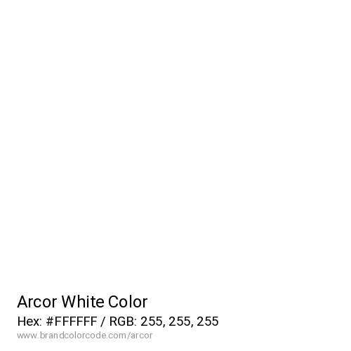 Arcor's White color solid image preview