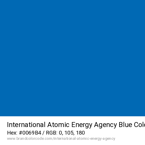 International Atomic Energy Agency's Blue color solid image preview