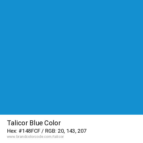 Talicor's Blue color solid image preview