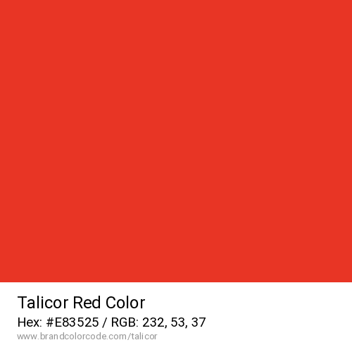 Talicor's Red color solid image preview