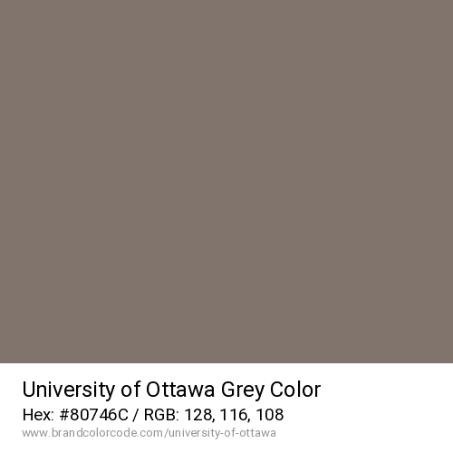 University of Ottawa's Grey color solid image preview