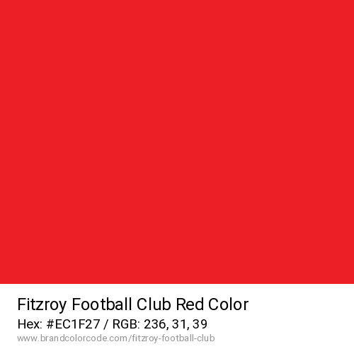 Fitzroy Football Club's Red color solid image preview