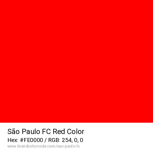São Paulo FC's Red color solid image preview