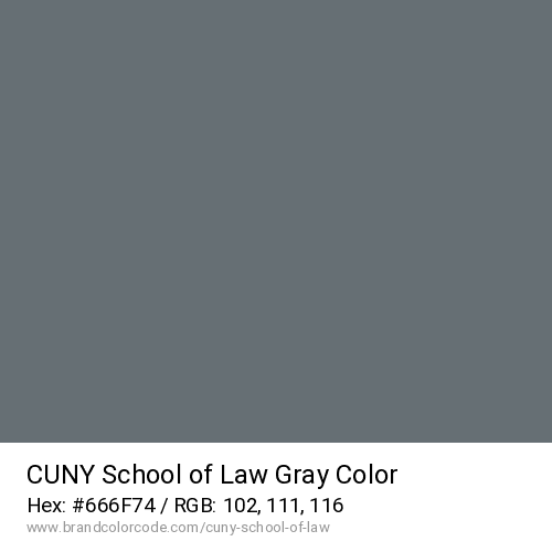 CUNY School of Law's Gray color solid image preview