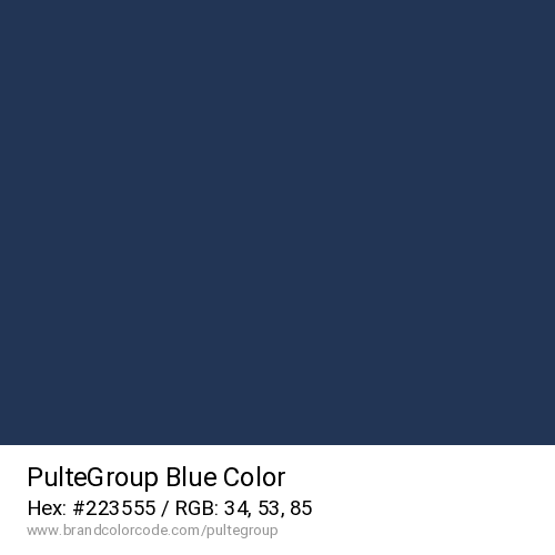 PulteGroup's Blue color solid image preview