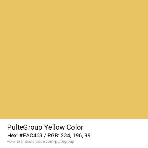 PulteGroup's Yellow color solid image preview