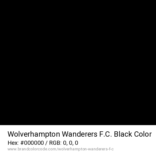 Wolverhampton Wanderers F.C.'s Black color solid image preview