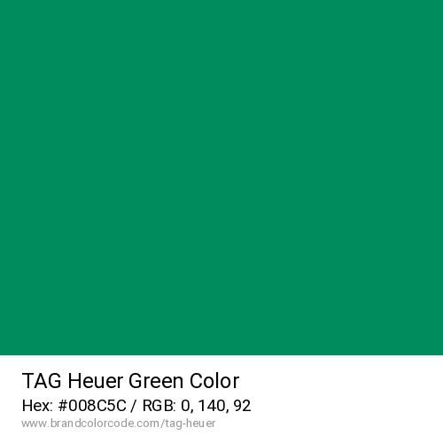 TAG Heuer's Green color solid image preview