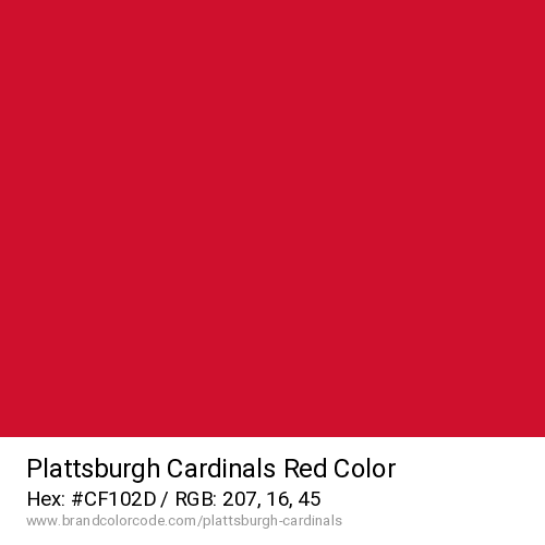 Plattsburgh Cardinals's Red color solid image preview