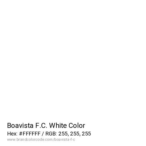 Boavista F.C.'s White color solid image preview