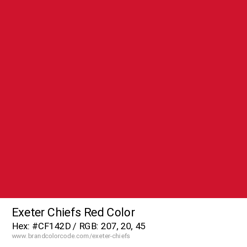 Exeter Chiefs's Red color solid image preview