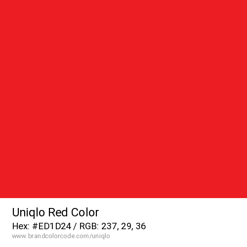 Uniqlo's Red color solid image preview