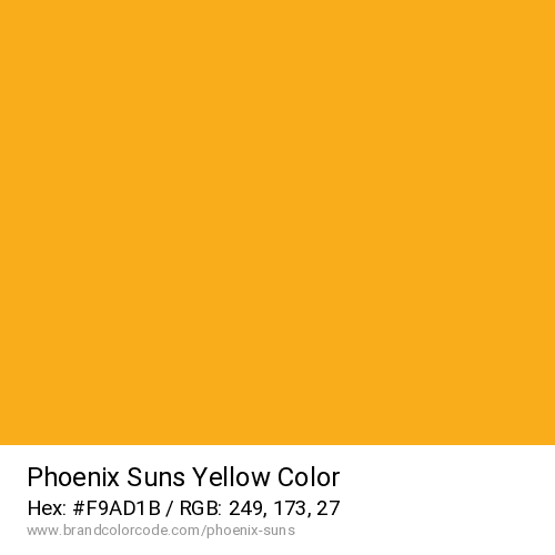 Phoenix Suns's Yellow color solid image preview