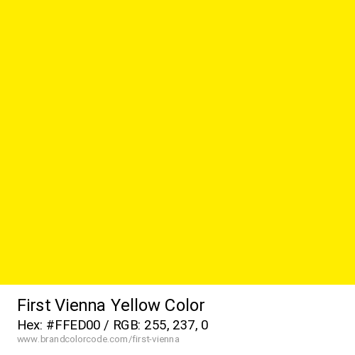 First Vienna's Yellow color solid image preview