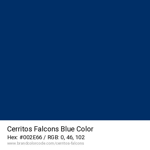 Cerritos Falcons's Blue color solid image preview
