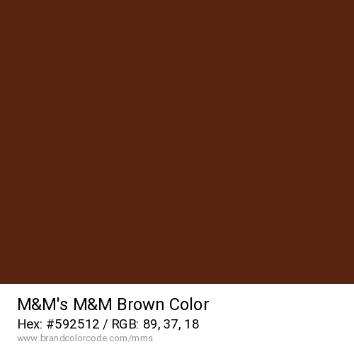 M&M’s's M&M Brown color solid image preview