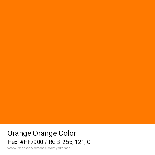 Orange Brand Color Codes