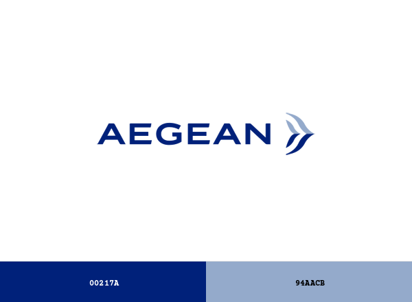 Aegean Airlines Brand & Logo Color Palette