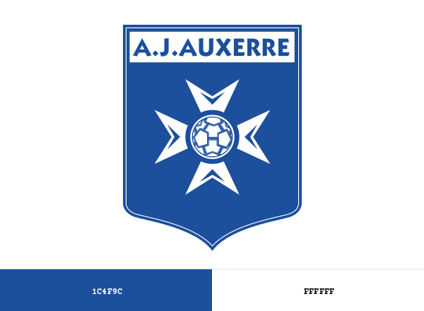 AJ Auxerre Brand & Logo Color Palette