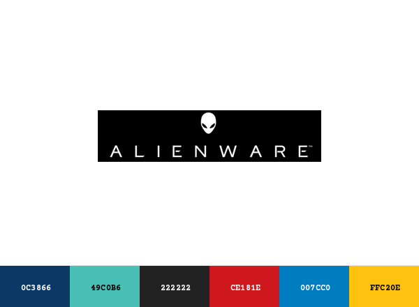 Alienware Brand & Logo Color Palette
