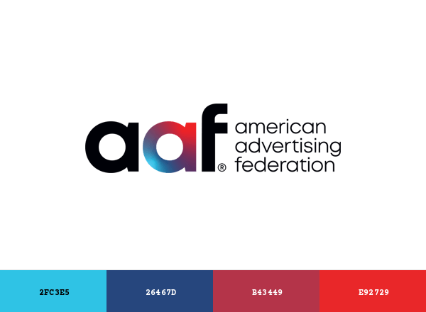 American Advertising Federation Brand & Logo Color Palette