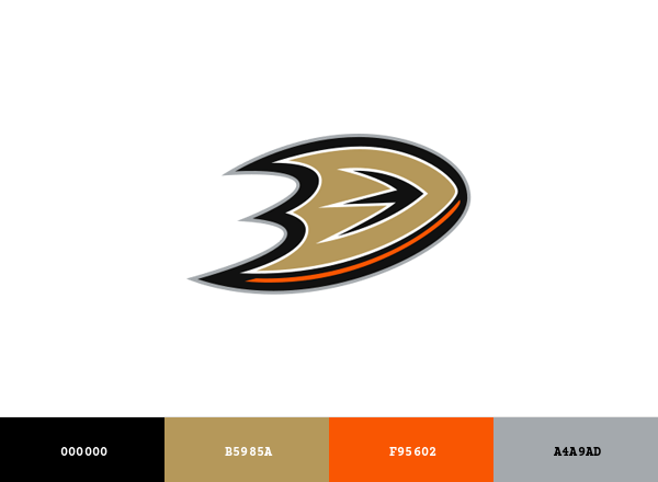 Anaheim Ducks Brand & Logo Color Palette