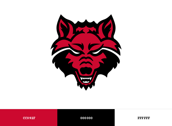 Arkansas State Red Wolves Brand & Logo Color Palette