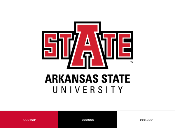 Arkansas State University Brand & Logo Color Palette