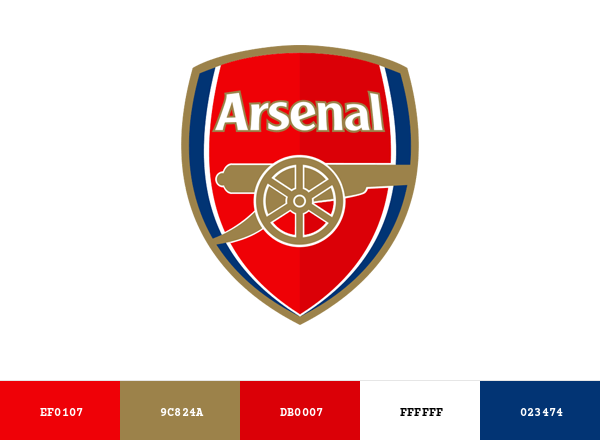 Arsenal F.C. Brand & Logo Color Palette