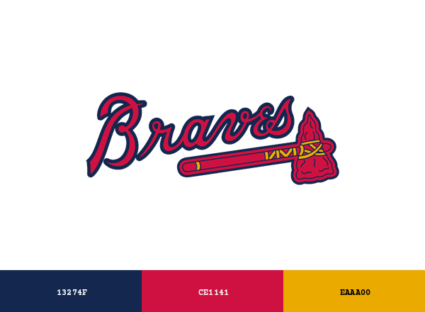 Atlanta Braves Brand & Logo Color Palette