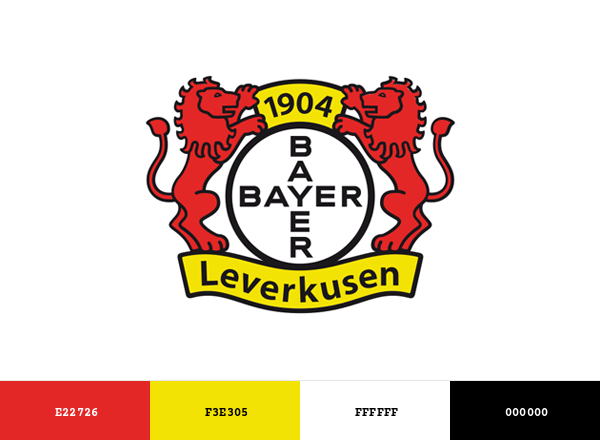 Bayer 04 Leverkusen Brand & Logo Color Palette