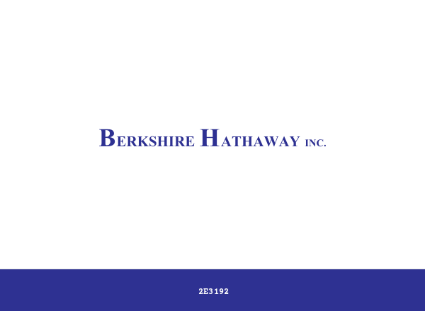 Berkshire Hathaway Brand & Logo Color Palette
