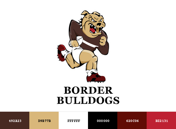 Border Bulldogs Brand & Logo Color Palette