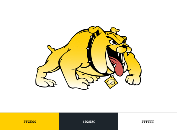 Bowie State Bulldogs Brand & Logo Color Palette