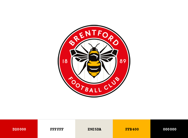 Brentford F.C. Brand & Logo Color Palette