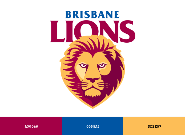 Brisbane Lions Brand & Logo Color Palette