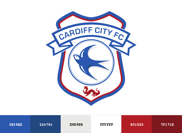 Cardiff City F.C. Brand & Logo Color Palette