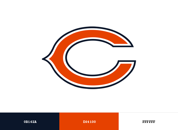 Chicago Bears Brand & Logo Color Palette