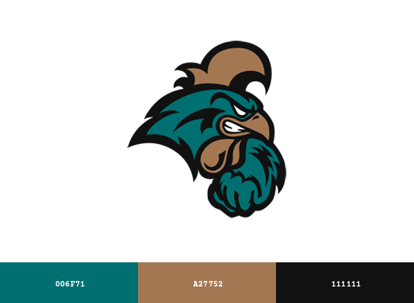 Coastal Carolina Chanticleers Brand & Logo Color Palette