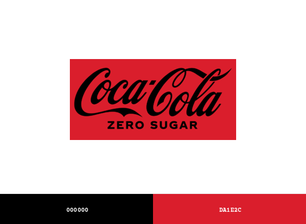 Coke Zero Brand & Logo Color Palette