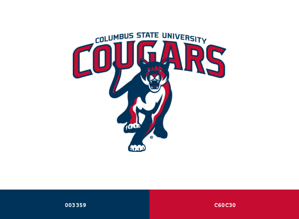 Columbus State Cougars Brand & Logo Color Palette
