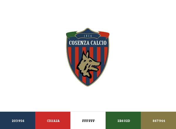 Cosenza Calcio Brand & Logo Color Palette