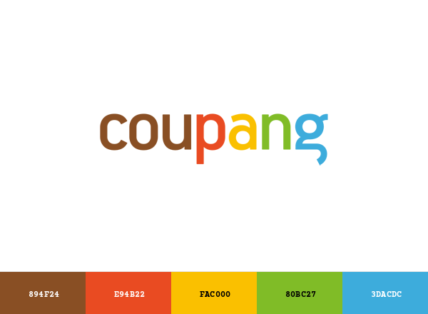 Coupang Brand & Logo Color Palette