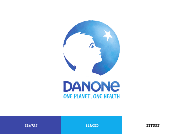 Danone Brand & Logo Color Palette