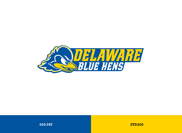 Delaware Fightin’ Blue Hens Brand & Logo Color Palette