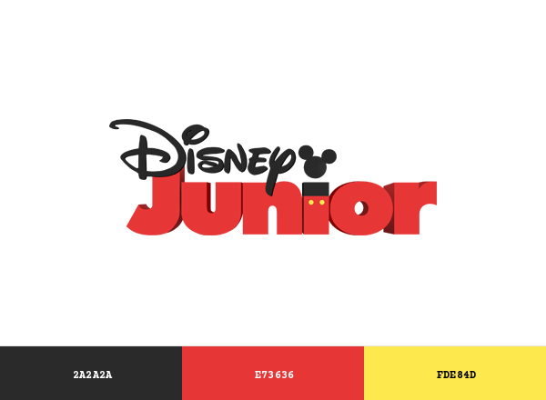 Disney Junior Brand & Logo Color Palette