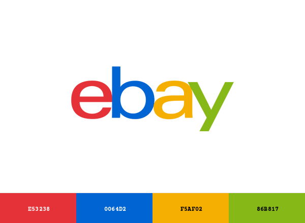 Ebay Brand & Logo Color Palette