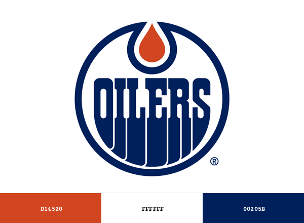 Edmonton Oilers Brand & Logo Color Palette