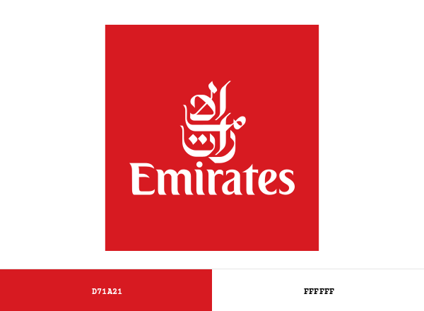 Emirates (Airlines) Brand & Logo Color Palette